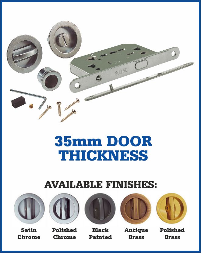 Bathroom pocket door lock, bathroom pocket door locks UK Pocket Door Shop