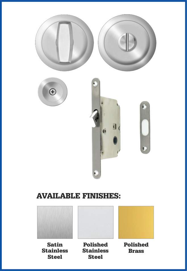 Bathroom pocket door lock, bathroom pocket door locks UK | Pocket Door Shop