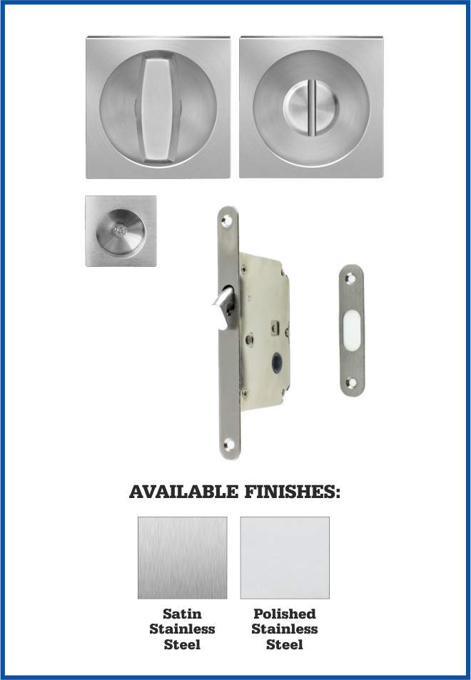 Karcher Square Bathroom Lock Set Pocket Door Shop